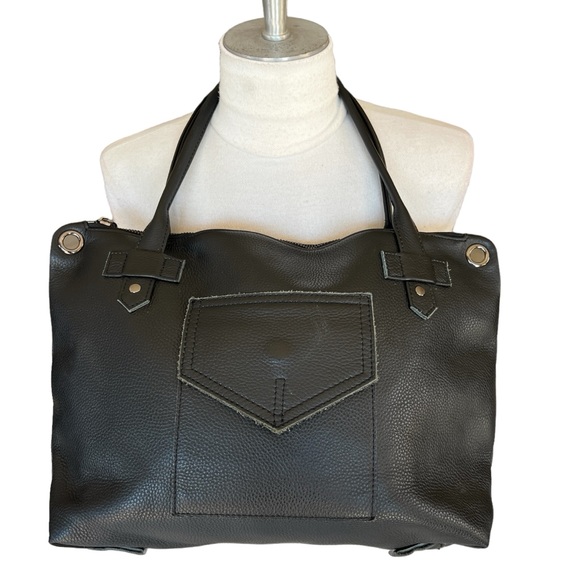 ALLISON BURNS LOS ANGELES TOTE STYLE HANDBAG Excellent Pre-Owned LEATHER - Picture 1 of 11